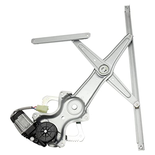 Image of TRQ Front Passenger Side Power Window Motor and Regulator Assembly Power Compatible with 2007-2011 Toyota Camry Japan Built Models 1st VIN Digit J