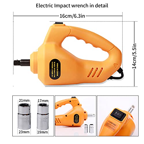 Trihelper Electric Car Jack Kit - 12V Trailer Floor Jack Stands Set 3 Ton Vehicle Scissor Car Lift For Tire Change & Road Emergencies With Impact Wrench And Tire Pump #TOP5