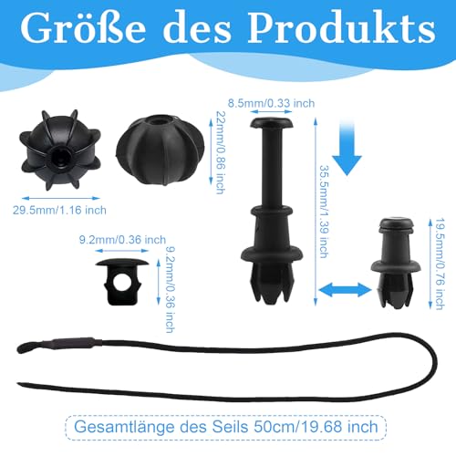 2 Stück Kofferraum Halteband Hutablage, Heckablage Strap Ersatz für Golf 6 MK6, Auto Universal Haltebänder, Kofferraumabdeckung Band Halterung für VW Golf 6 5 4, MK6, MK5, GTI R20