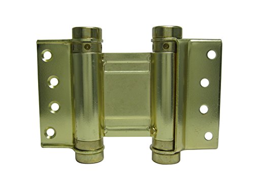Preisvergleich Produktbild Pendeltürband 75mm Pendeltürbänder Pendeltürscharnier Schwingtür Messing vermessingt
