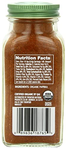 Image of Simply Organic, Paprika Ground Certified Organic, 2.96 Ounce Container (Pack of 5)