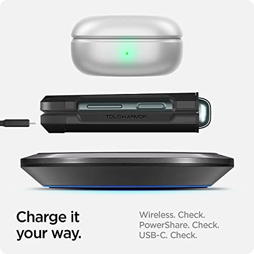 Spigen Tough Armor [Hinge Protection Technology] designed for Galaxy Z Flip 3 5G Case Cover (2021) - Black