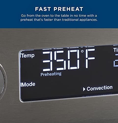 Ge Digital Air Fryer Toaster Oven + Accessory Set | Convection Toaster With 8 Cook Modes | Large Capacity Oven - Fits 12" Pizza | Countertop Kitchen Essentials | Stainless Steel #TOP3