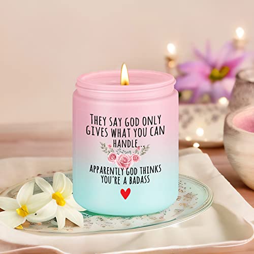 Gspy Candle, Get Well Soon Gifts For Women, Men - Get Well Gifts, Breast Cancer Gifts For Women, Comfort Items For Cancer Patients - Chemo, After Surgery Recovery Gifts, Encouragement Gifts For Women #TOP6