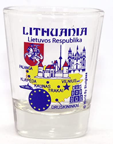 Verre à shot Lituanie série EU