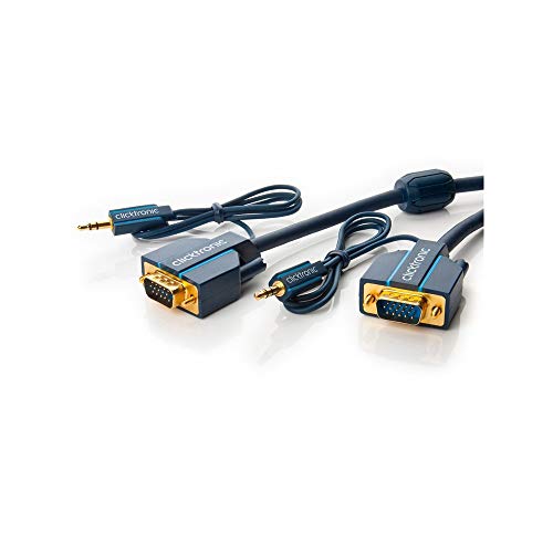 Preisvergleich Produktbild Clicktronic 70132 VGA und Audio-Verbindungskabel bis WQXGA