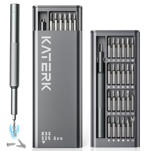 KATERK 25-in-1 Mini Screwdriver Set Precision Small Magnetic Repairs Tool