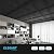 Art3d Drop Ceiling Tiles, 24x48in. Black (24-Pack)