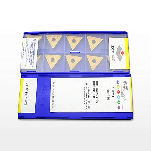10P TNMG160404-PM YBC251 CNC herramienta de torno, inserto de carburo indexable para acero