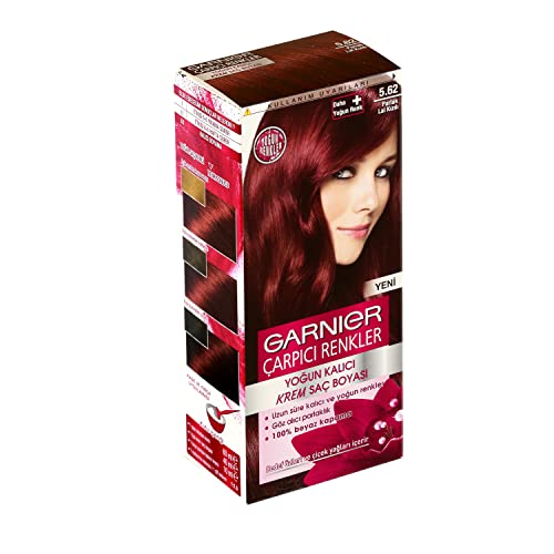 Garnier Çarpıcı Renkler Saç Boyası 5.62 Parlak Lal Kızılı