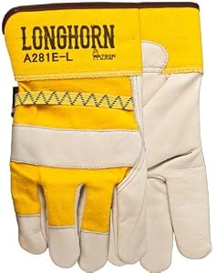 Watson Gloves A281E Longhorn Full-Grain Leather Combo Glove - Large