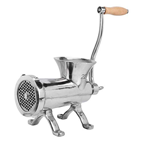 Fleischwolf, große manuelle Lichtbogenzufuhr Einlass Haushaltsfleisch Gewürzmahlmaschine, verschleißfeste Kurbelgriff Küchenutensilien zum
