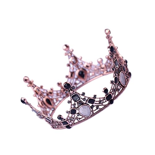 Didiseaon 1 Pc décoration mariage déco mariage de fête mariée décor vintage couronne de cristal décor de gâteau d'anniversaire décor de gâteau en alliage ancien décorer
