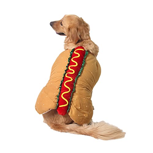 Disfraz de Hot Dog para mascotas XXS Happyyami miniatura 3