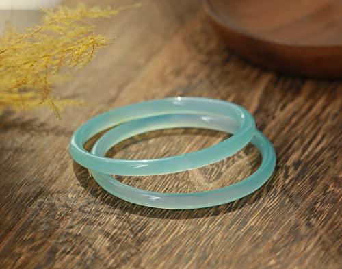 Image of Natural Agate Bracelet Bangle With Gift Box Free
