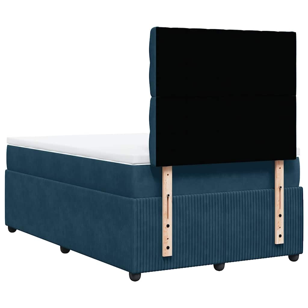 Velluto Premium Molle Insacchettate Giroletto 120x190 cm Blu