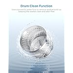 Midea MLTW09M1BWW Portable Washer with 6 Cycles, Drum Clean, Quick, Stainless Steel Tub, Transparent Lid, LED Display Washing Machine, 0.9 cu. ft, White - Image 3