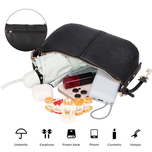 Crossbody Bag for Women 2.5L Mini Shoulder Purse with Zipper Closure3