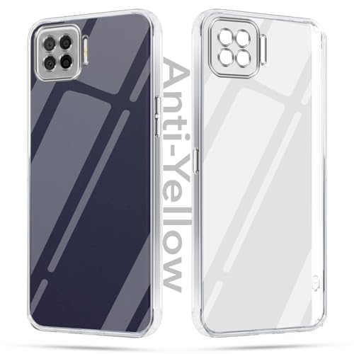 Image of Jkobi Lifetime Anti-Yellow Clear Back Cover Case for Oppo A73 (Sleek Hard Crystal | Shockproof and Camera Protection)