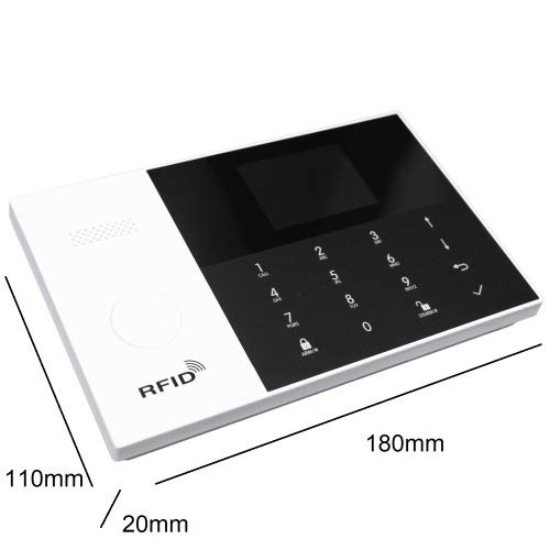 Kit de alarma GSM T3200, con panel y dispay LCD A Color táctil con RFID