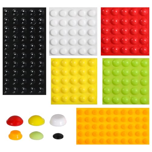 200Pcs Bump Dots for The Blind Visually Impaired Low Vision Aids, Adhesive Braille Bump Sticker Labels Silicone Raised Tactile Stickers for Vision Impaired Elderly