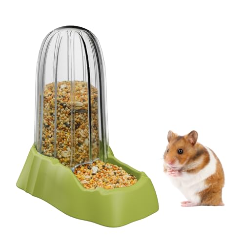 Automatischer Hamster Futterspender, Hamster Napf, Futterautomat für Hamster, Igel, Eichhörnchen, Meerschweinchen und Vögel (Grün) Automatischer Hamster Futterspender, Hamster Napf, Futterautomat für Hamster, Igel, Eichhörnchen, Meerschweinchen und Vögel (Grün)