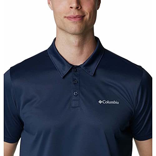 Image of Columbia Men's Solid Regular Fit Hike Polo