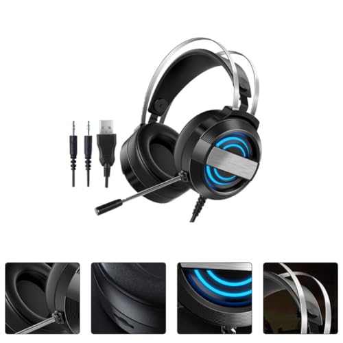 Casque monté tête confortable pour longues sessions de jeu PC