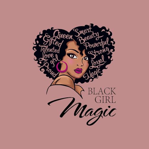 Image of Black History Pajamas, Graphic Matching Sets for Women, Magic Afro American Natural Hair Vintage Melanin T-Shirts and Pants