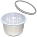 Silicone Lid Cover with Sealing Ring - Fits Instant Pot DUO60 LUX60 Ultra (6QT,Clear/Gray)