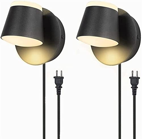 Lámpara giratoria de 8W con diseño minimalista para una decoración interior moderna