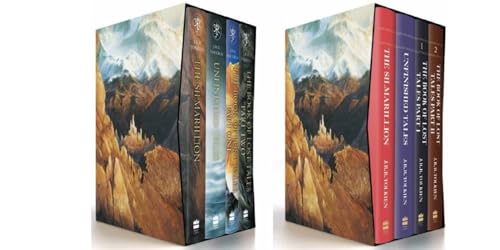 Image of The History of Middle-earth Box Set #1: The Silmarillion / Unfinished Tales / Book of Lost Tales, Part One / Book of Lost Tales, Part Two