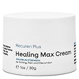 Recuren Plus Dermatitis Eczema Psoriasis Cream, Max Strength for Athletes Foot, Jock Itch,...