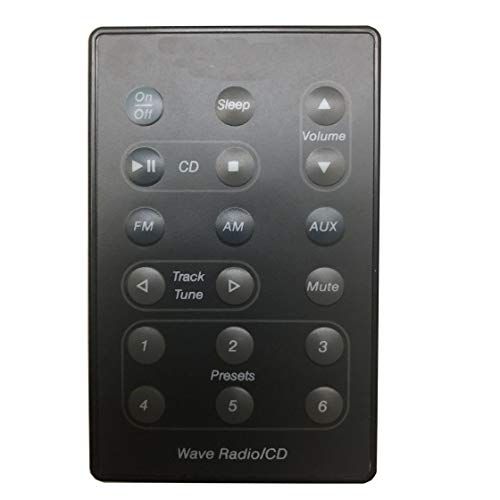 Easy Replacement Remote Control Fit for Bose Radio/CD AWRC-P1 AWRC-1G AWRC-1B 193334-B02 Wave