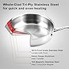 Duxtop Whole-Clad Tri-Ply Stainless Steel Stir-Fry Pan Kitchen Induction Cookware 10 Inches #1
