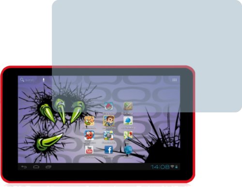 Preisvergleich Produktbild 2X Easypix MonsterPad EP770 ENTSPIEGELNDE Displayschutzfolie Bildschirmschutzfolie von 4ProTec - Nahezu blendfreie Antireflexfolie