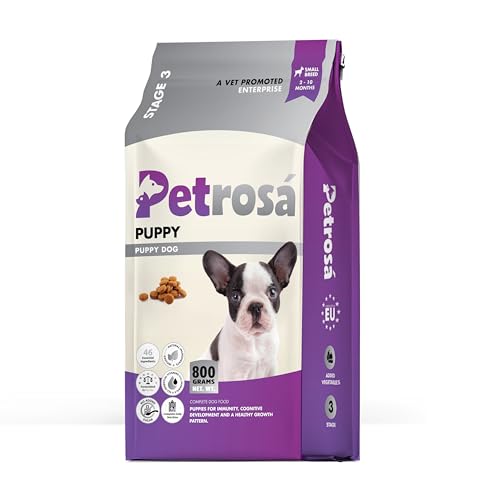Image of Small Breed Puppy Dog Food (2 to 10 Months), 800 gm, 30% High Protein with DHA & Prebiotics, Growth & Digestion Formula