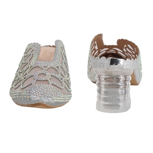 Image of Women Fancy Sandal for Women with Transparent Heel I Fashion Mules HN-900