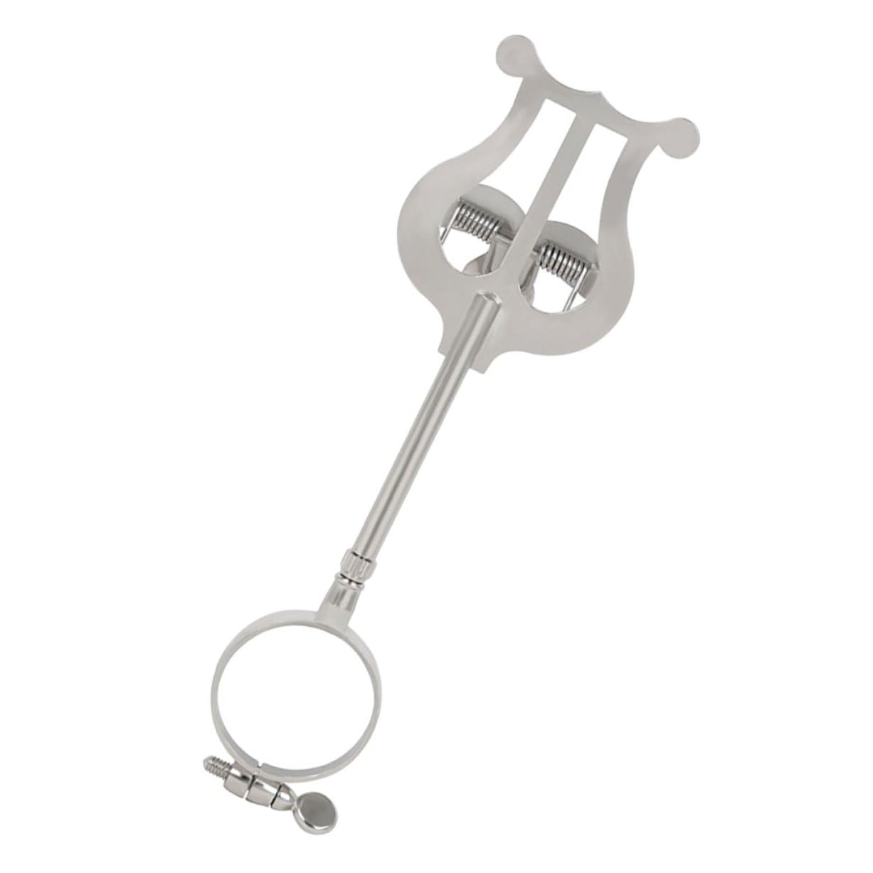 Porta Spartiti Musicali per Clarinetto, Porta Spartiti Portatile in Ferro con Meccanismo di Regolazione, Leggio per Musica da Sfilata