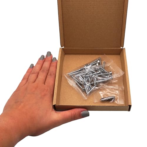SKIR'CO (40 pcs) Zinc Plated Steel 4.0 x 30 mm Wood Screws, Pozidriv Countersunk Head, PZ Fully Threaded, Chipboard Screws - Image 4