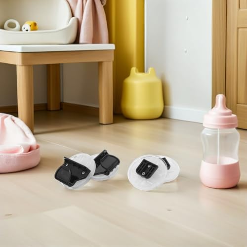 Kit de fixation en plastique noir Clispeed pour stabiliser un parc bébé - 8