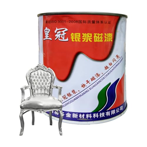 Peinture acrylique effet argent liquide | Fournitures décoration toile - Peinture pour artisanat d'art | Artistes, amateurs de bricolage, créateurs, modélistes, sur métal, bois, toile, céramique, verr