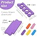 500 Pcs (250 Pairs) Toe Separators Pedicure Tool Kit Soft Toe Spacers for Pedicures Spreaders Finger Dividers for Women Men Feet Nail Toenails Art Painting Polish Spa(Multicolors)