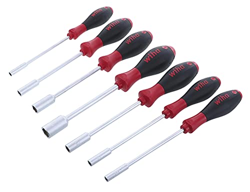 Wiha 34194 Nut Driver Set, Metric, 7 Piece