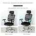 Msiud Office Chair Arm Covers, Armrest Slipcover Pads Elbows Forearms Slipcovers Stretch Dirt Resistant Armchair Chairs Washable Covering Elastic Seat Hand Protector Stretchable Band Relief Slip