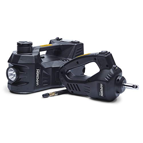 Hyperion Lift-Assist Emergency Roadside Tire Changing Kit: 12V 3-Ton Electric