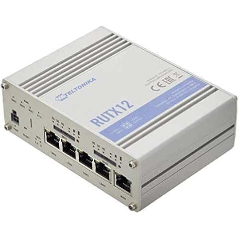 Teltonika RUTX12 Dual LTE Cat 6 Router Cover