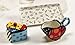 Romero Britto Ceramic Heart Cream & Sugar Set With Tray