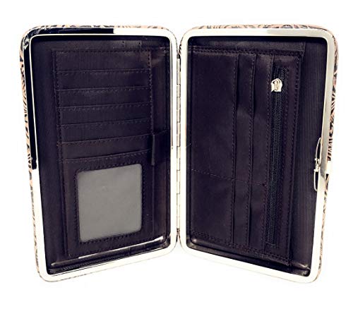 Texas West Women's Camouflage Metal Cross Wallet Clutch in 3 colors2