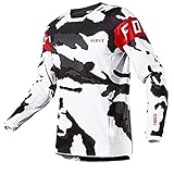 MTB Enduro Jersey,Motorrad Mountainbike Team Downhill Jersey MTB Offroad Fahrrad Lokomotive Shirt Hpit Fox Jersey Cross Country Mountain In Männer Sport & Fitness Kleidung Sport Outdoor Unisex XL